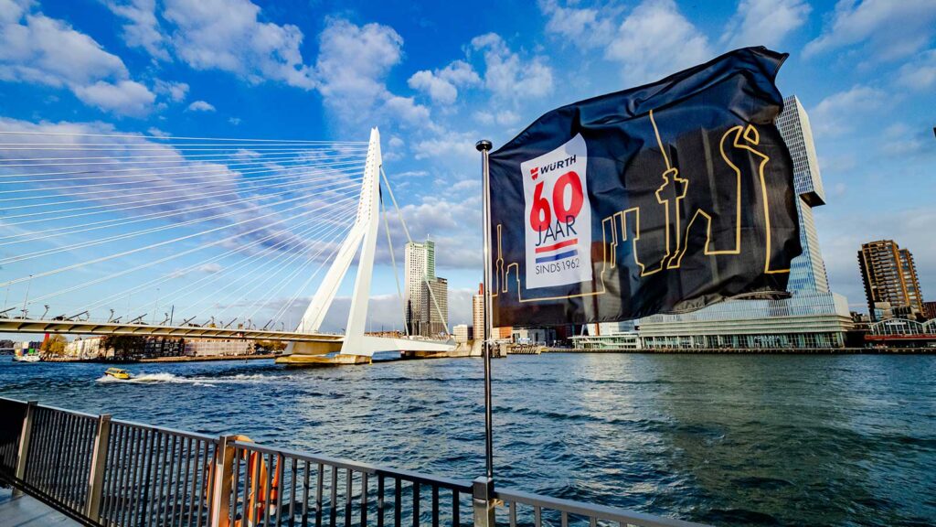 Würth Niederlande Firmenjubiläum Rotterdam Branding optionen